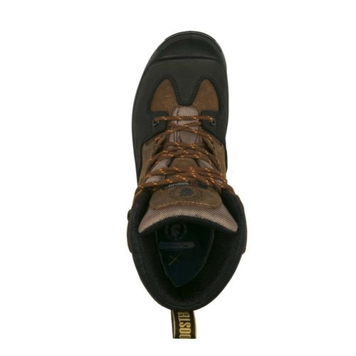ROCKROOSTER Woodland Brown 6 inch Waterproof Safety Toe Leather Work Boots AK245