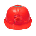 Solar Fan Safety Helmet - Electric Cooling, USB Rechargeable, Hi-Vis Construction Hard Hat