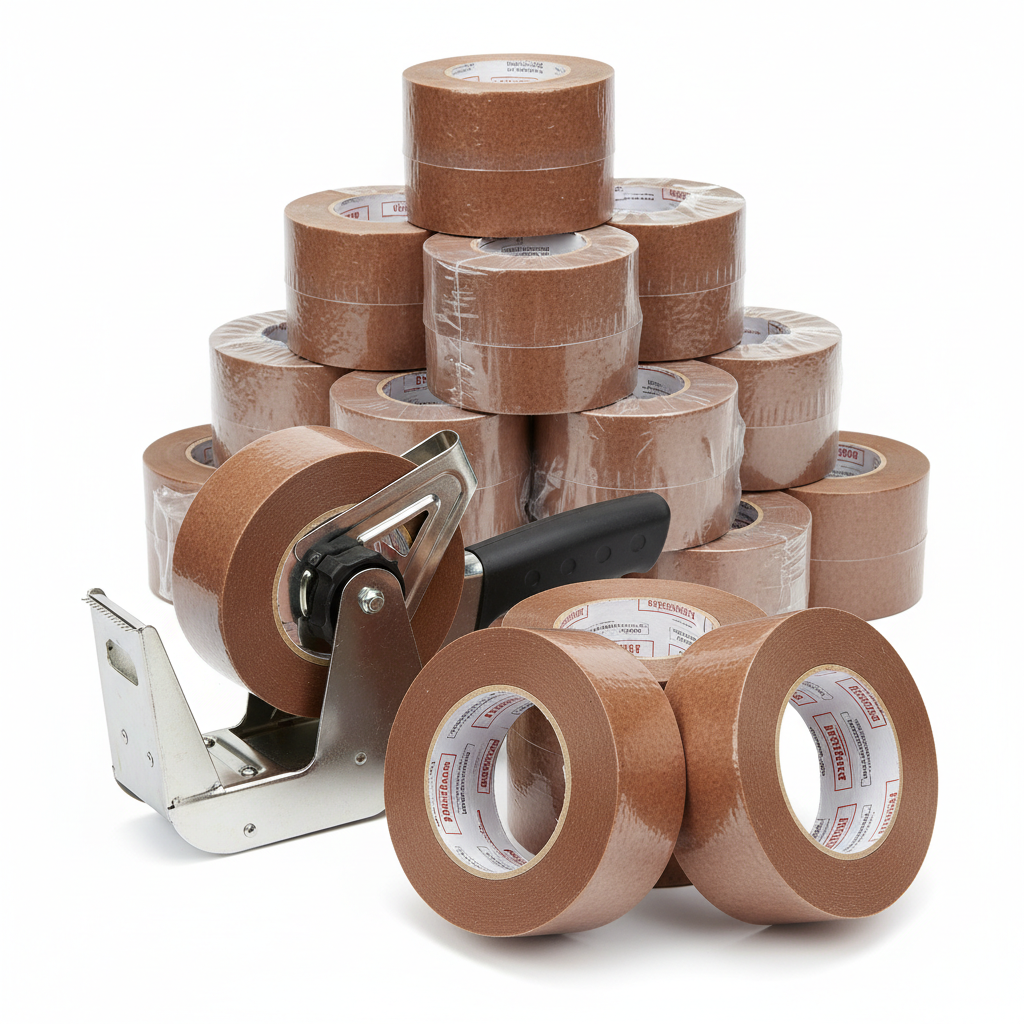 Heavy duty industrial packing tape bulk rolls